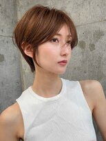 シー バイ ロンド 新宿(Sea by Lond)&nbsp;ミニウルフ×チェリーブラウン[くびれヘア/イメチェン/夏]