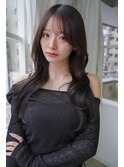 ANGELICA シアーブラック 韓国風 レイヤーカット