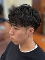 スカイ 亀戸店 (sky)&nbsp;ハイライト/マッシュパーマ/アッシュブラック<理容室>[亀戸]