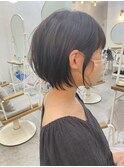 前髪あり◎刈り上げないくびれショート◎小顔マッシュボブ本厚木