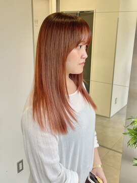 ゴウトゥデイシェアサロン 町田店(GO TODAY SHAiRE SALON) 秋に人気なオレンジカラー♪