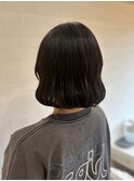 肩上ボブ×ウェーブ巻き♪