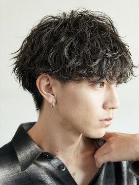 フィフス 原宿(fifth) 原宿波巻きスパイラルパーマメンズカットラウンドマッシュ30代