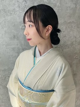 ヘアサロン コレハ(hair salon CoReha) 【シンプルシニヨン×訪問着】ウサミ