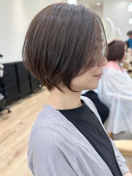 セイドット リー(Say. Ree) say.ショートボブひし形ショートオリーブグレーアッシュ小顔