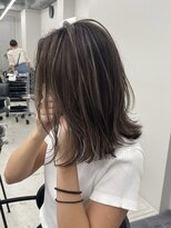 リリット(ReLit) シャギーバタフライカット髪質改善オリーブグレーココアベージュ