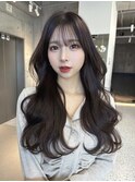 レイヤーカット小顔に見せるヘア/韓国ヘア/髪質改善/福岡/博多