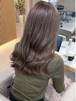 エレノア 渋谷公園通り店(Eleanor)&nbsp;【中澤】透明感♪くすみグレージュ ウェーブロング