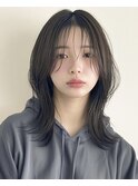 ココアベージュ/オリーブグレー/小顔/黒髪[立川/髪質改善]