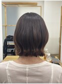 ワンホンレイヤー/ダークブルー/デジタルパーマ/津田沼