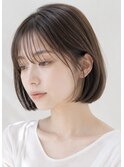 【LOVESTOIKE】透け感前髪×上品ショートボブ