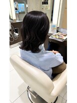 ヘア&エステ ヒロイン 西武池袋店&nbsp;大人くびれまとまり外はねスタイル。