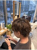 着物ヘア/大人ガーリー/ダークアッシュ/似合わせカット/広島
