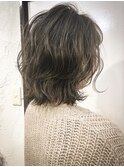 【Marl】グレージュブラウンの抜け感ボブスタイル♪