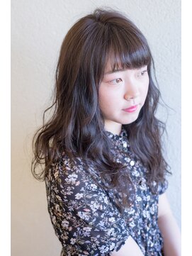 エルサフィロ キタハマ(el zafiro kitahama) 【el zafiro kitahama】波ウェーブロング☆クリアアッシュ