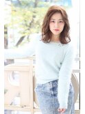 大人色っぽゆるふわミディ【掛川 美容室 】