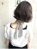 切りっぱボブ×ダークカラー