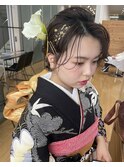 成人式/卒業式◎20代30代大人可愛い♪個性的生け花アレンジ