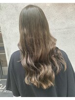 スイート ヘアデザイン(Suite HAIR DESIGN)&nbsp;S/A大人可愛いデジタルパーマ抜け感オリーブアッシュベージュ