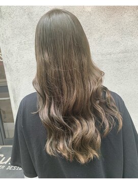 スイート ヘアデザイン(Suite HAIR DESIGN) S/A大人可愛いデジタルパーマ抜け感オリーブアッシュベージュ