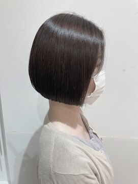 ネオリーブギンザ 銀座店(Neolive GINZA) つるっとまとまるミニボブ　【銀座/髪質改善/ミニボブ】