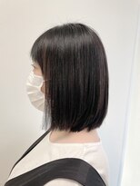 アッシュ 高円寺店(Ash)&nbsp;プレミアム縮毛矯正の自然なミディアムボブ★★