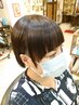 【つい触りたくなる前髪に♪】前髪オイルストレート＋似合わせカット￥11000
