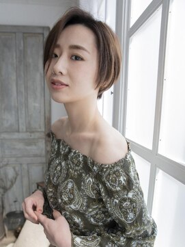 ショコラ アベノ(Chocolat ABENO) #髪質改善#大人女性エレガントショート