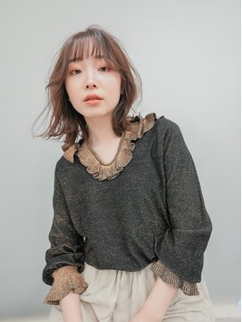 ジーテ(gite) ふわっとミディアムボブ/横浜/横浜綱島/髪質改善