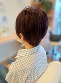 ショートボブ、髪質改善、白髪ぼかし、キッズカット、カット