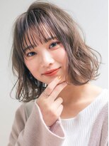 ロンドポレール 北千住(Lond polaire)&nbsp;縮毛矯正×前髪×マチルダボブ×ピンクベージュ