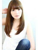 リル 西宮(LiL')&nbsp;【LiL'西宮】耳かけ_フォギーベージュ_サンライト_ストレート