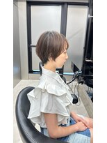 ハルキミナト ジャパン トウキョウ(HARUKI MINATO japan TOKYO)&nbsp;顔周りにこだわった丸みショート/20代/30代