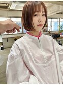 暖色ボブ