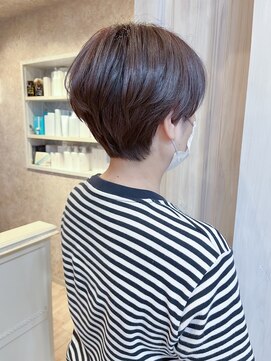 キャアリー(Caary) 福山人気caaryバイオレットブラウン大人くびれショート前髪なし