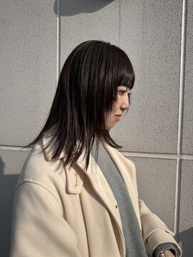 ロカ 表参道(loka) レイヤーカット/ダークアッシュ[表参道/ブリーチ/ハイライト]Mai