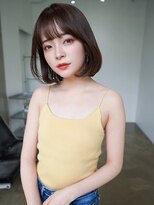 アンジェリカ 名古屋店(ANGELICA)&nbsp;ANGELICA 艶髪ブラウン ミニボブ