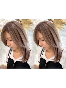 当店のカラー「抜け感」「透明感」をハイセンスに創ります！ブリーチありブリーチなし両方ともお任せ下さい