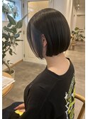 インナー/イヤリング/20代/30代/40代/ボブ/切りっぱなしボブ