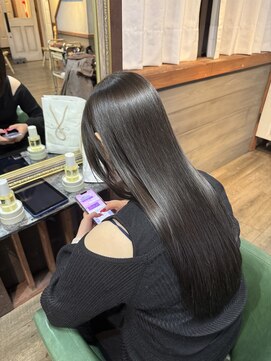 シャンティドゥ 立川(shanti #2) 艶カラー、艶髪、ツヤ髪、艶髪ストレート、酸性ストレート