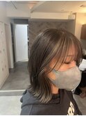 emiwo秋成『hemline color & layer bob』