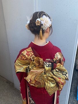 マルカ(MARUCA) 成人式/着付け/ヘアセット/振袖/大人かわいいアップスタイル