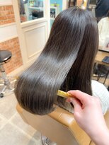 ロンド ロワール 門前仲町(Lond Loire)&nbsp;ボブショートボブ縮毛矯正ベージュグレージュ門前仲町