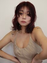 【表参道】ブリーチなしレッド、ブリーチなしダブルカラー