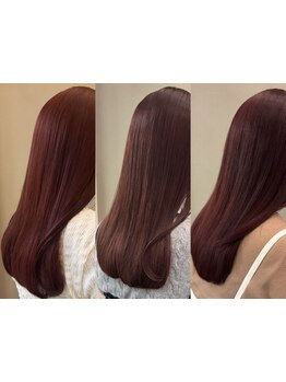 ストレートにした後のカットやカラーの提案もお任せ*お洒落さを残した、うる艶ストレートが叶います◇