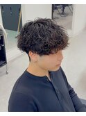 マッシュ波巻きスパイラルパーマ
