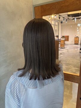 リリアーナ(LILIANA) 髪質改善 ダブルカラー ブリーチ 透明感カラー 韓国 前髪カット