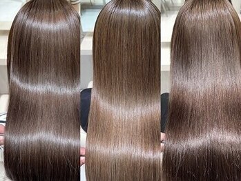 コルソ ケーツー 梅田 茶屋町(corso k-two)の写真/大人女性の為のミネコラ髪質改善トリートメント♪歴10年以上の美容師が担当！[白髪染め/レイヤーカット]