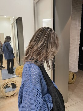 リアン(LIAN) ハイライトカラーミルクティーベージュケアブリーチダブルカラー