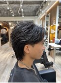 MEN’S HAIR/サーフカール/刈り上げセンターパート/髪質改善